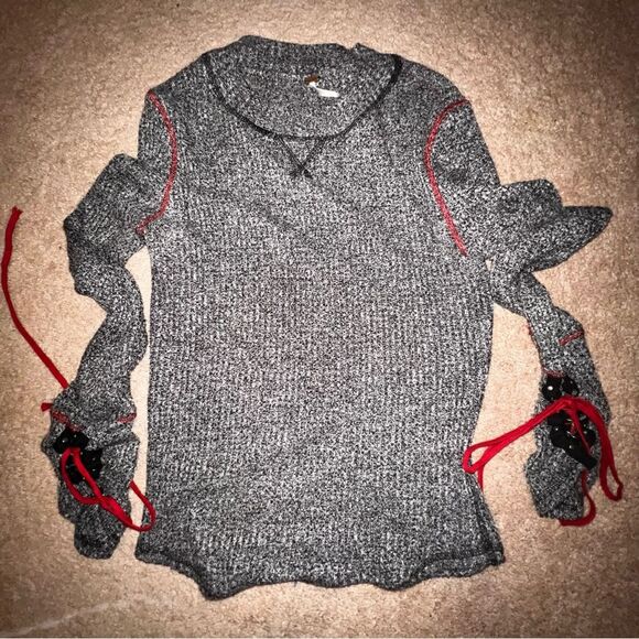 FREE PEOPLE Mountaineer Cuff Top M - Picture 1 of 3